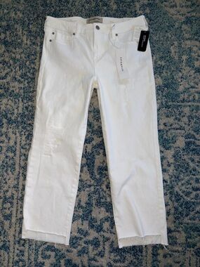 NWT Liverpool Jayden crop straight jeans sz 10/30 LM7055D43